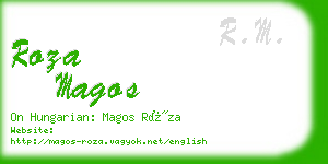 roza magos business card